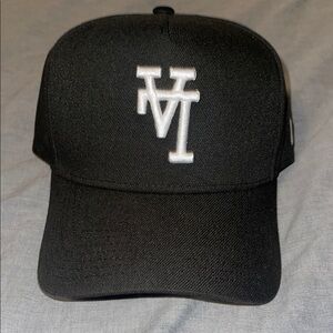 New Era Black upside down logo SnapBack